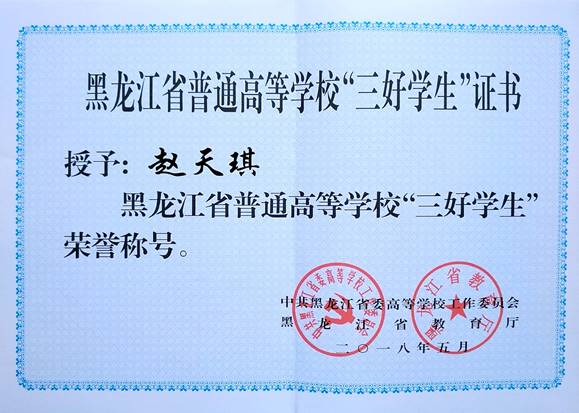 省级“三好员工”